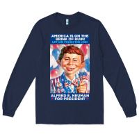 Alfred E. Neuman For President Long Sleeve Tee | Teevron