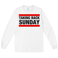 White TAKING BACK SUNDAY Long Sleeve Tee - FloraArt