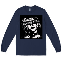 Navy Vintage Bikini Kill Women Classic Long Sleeve Tee - FloraArt