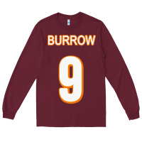 Burgundy Burrow Jersey Long Sleeve Tee - FloraArt