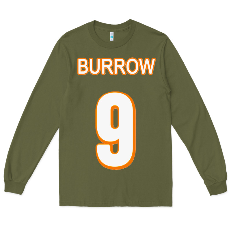 Burrow Jersey Long Sleeve Tee by FloraArt | Teevron