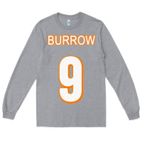 Heather Grey Burrow Jersey Long Sleeve Tee - FloraArt