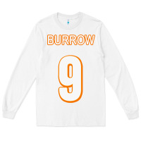 White Burrow Jersey Long Sleeve Tee - FloraArt