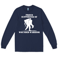 Navy wounded warrior Long Sleeve Tee - FloraArt
