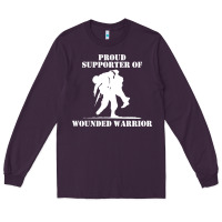 Plum wounded warrior Long Sleeve Tee - FloraArt