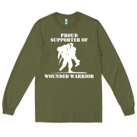 Army Green wounded warrior Long Sleeve Tee - FloraArt