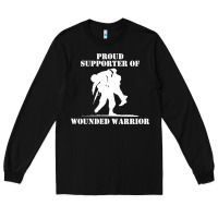 Black wounded warrior Long Sleeve Tee - FloraArt