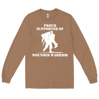 Toasted Coconut wounded warrior Long Sleeve Tee - FloraArt
