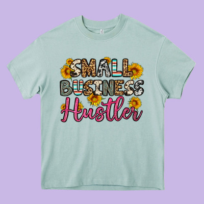 Small Business Hustler Heavy Core Tee Designed By Oliviacreatesart