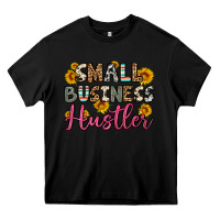 Black small business hustler Heavy Core Tee - OliviaCreatesArt
