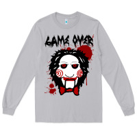 Moon Dust Billy Puppet Saw Jigsaw Inspired Long Sleeve Tee - FloraArt