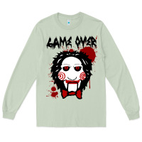 Matcha Billy Puppet Saw Jigsaw Inspired Long Sleeve Tee - FloraArt