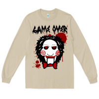 Mushroom Billy Puppet Saw Jigsaw Inspired Long Sleeve Tee - FloraArt