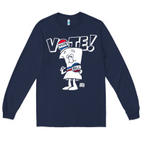 Schoolhouse Rock Vote With Bill With White Type T Shirt Long Sleeve Tee | Teevron