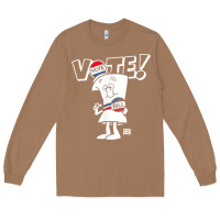 Toasted Coconut schoolhouse rock vote with bill with white type t shirt Long Sleeve Tee - FloraArt
