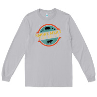 Moon Dust smoke meat not meth funny bbq grill lover meat lover retro Long Sleeve Tee - FloraArt