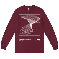 Burgundy Cabaret Voltaire Minimal Style Graphic Artwork Design gift Long Sleeve Tee - FloraArt