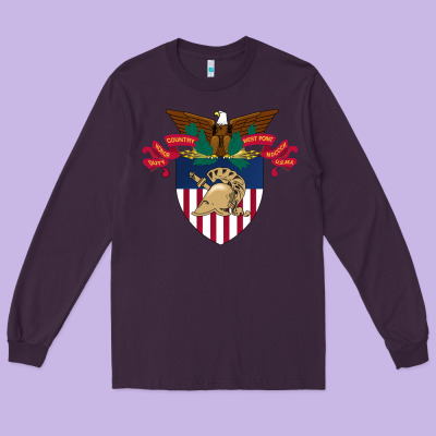 United States, Military Academy Long Sleeve Tee Designed By Floraart