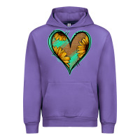 Tulip Sunflower Heart Urban Hoodie - Jasminsmagicworld