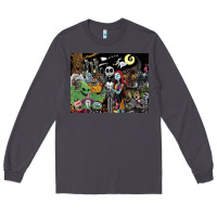 Smoke nightmare before christmas Long Sleeve Tee - FloraArt