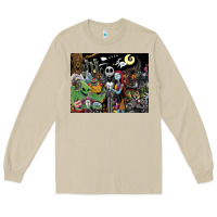 Mushroom nightmare before christmas Long Sleeve Tee - FloraArt