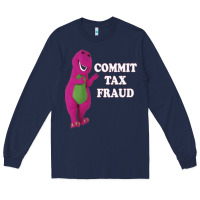 Navy commit tax fraud essential Long Sleeve Tee - FloraArt
