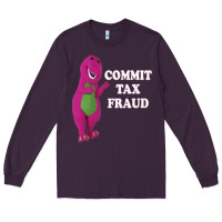Plum commit tax fraud essential Long Sleeve Tee - FloraArt