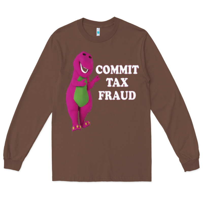Commit Tax Fraud Essential Long Sleeve Tee by FloraArt | Teevron
