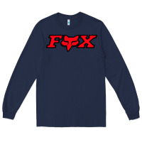 Navy fox Long Sleeve Tee - FloraArt