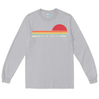 Moon Dust Rowing . Retro Style  For Rower Long Sleeve Tee - FloraArt