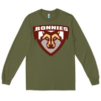 Army Green st. bonaventure bonnies Long Sleeve Tee - FloraArt
