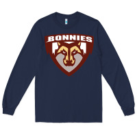 Navy st. bonaventure bonnies Long Sleeve Tee - FloraArt