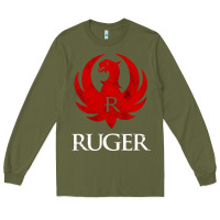 Army Green vintage ruger Long Sleeve Tee - FloraArt