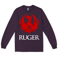 Plum vintage ruger Long Sleeve Tee - FloraArt