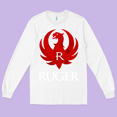 Vintage Ruger Long Sleeve Tee Designed By Floraart