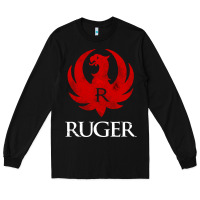 Black vintage ruger Long Sleeve Tee - FloraArt