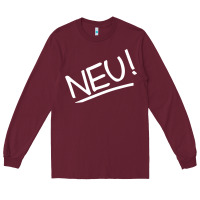 Burgundy #neu #german #krautrock experimental music birthday present Long Sleeve Tee - FloraArt