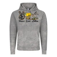 Cloud Rock peace love zebra Vintage Hoodie - LillyAllenDesigns