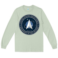 Matcha Official United States Space Force USSF Military Patch Long Sleeve Tee - FloraArt