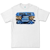 White Back the blue Premium Tee - FaDigitalArtStudio
