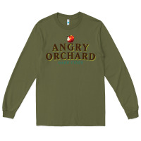 Army Green Official Merchandise of Angry Orchard Hard Cider .png Long Sleeve Tee - FloraArt