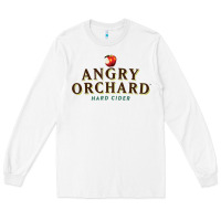 White Official Merchandise of Angry Orchard Hard Cider .png Long Sleeve Tee - FloraArt