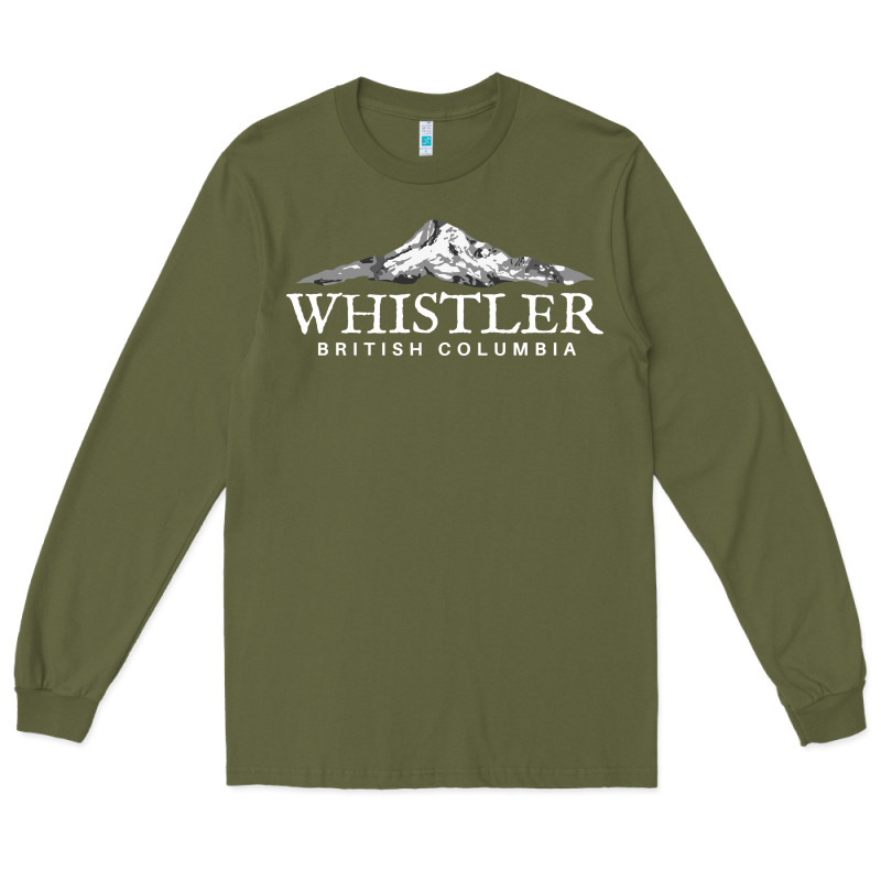 Whistler British Columbia Shirt Long Sleeve, Mountain Tee Long Sleeve Tee by FloraArt | Teevron