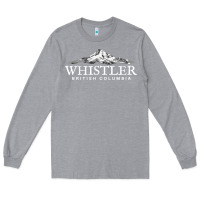 Heather Grey whistler british columbia shirt long sleeve, mountain tee Long Sleeve Tee - FloraArt