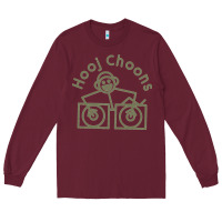 Burgundy Hooj Choons (Olive Green) Long Sleeve Tee - FloraArt