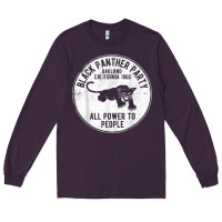 Plum oakland california 1966 black panther party   dist Long Sleeve Tee - FloraArt