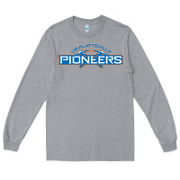 Heather Grey wisconsin platteville pioneers Long Sleeve Tee - FloraArt
