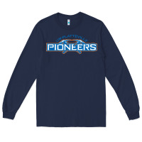 Navy wisconsin platteville pioneers Long Sleeve Tee - FloraArt