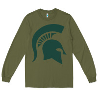 Army Green the michigan state spartans Long Sleeve Tee - FloraArt