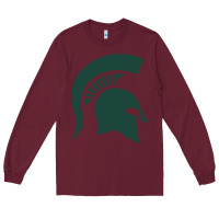 Burgundy the michigan state spartans Long Sleeve Tee - FloraArt